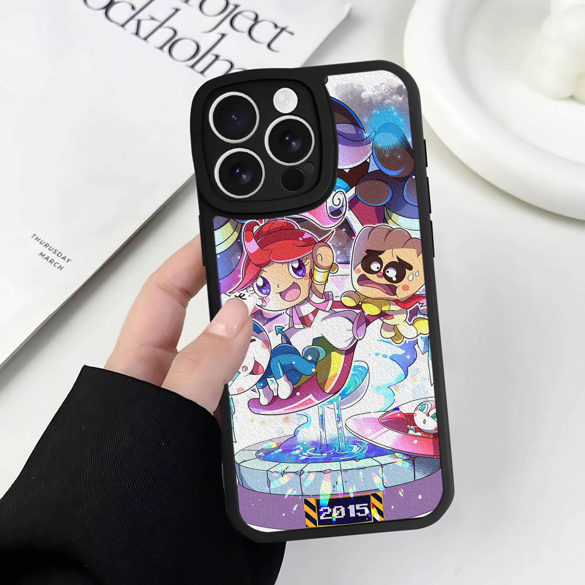 （画像用） アンパンマン Anpanman 【iPhone 16シリーズ対応】シリコンスマホケース（レザー調） 材質：シリコン